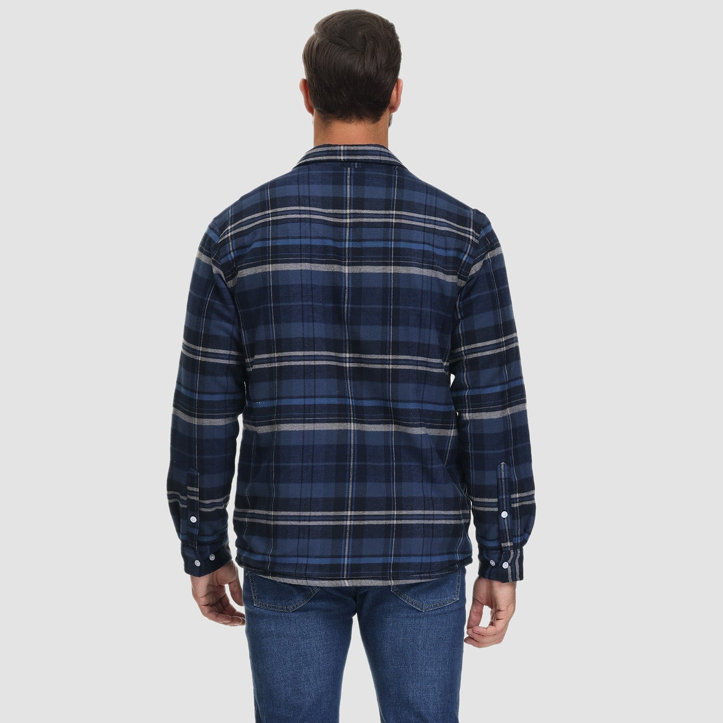 WW | Fleecegefütterte Karobluse Jacke