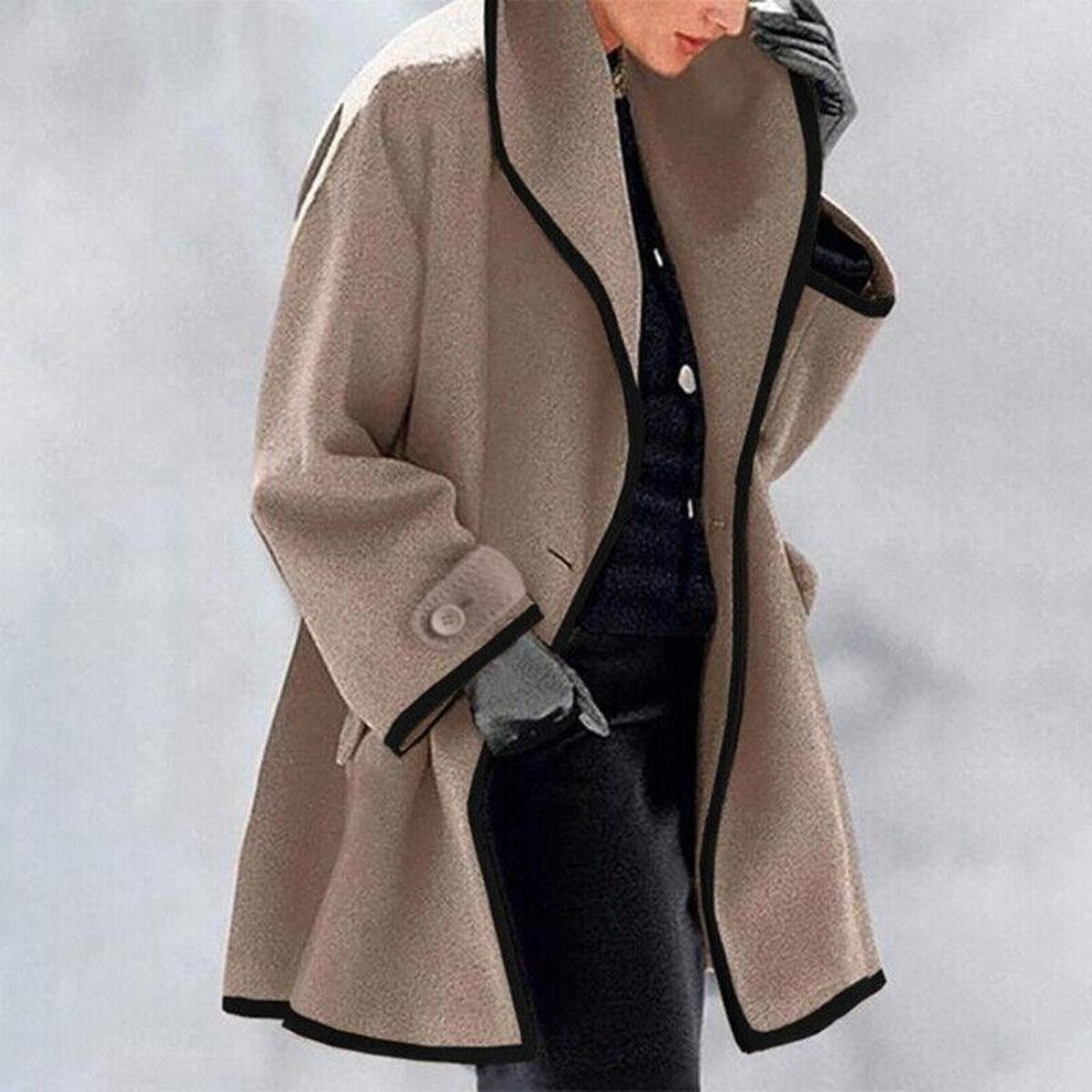 WW | Herren Isolierte Winterjacke mit Hohem Kragen und Reißverschlusstaschen