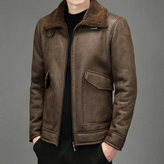 WW | Premium Wildleder Herbstjacke Für Herren