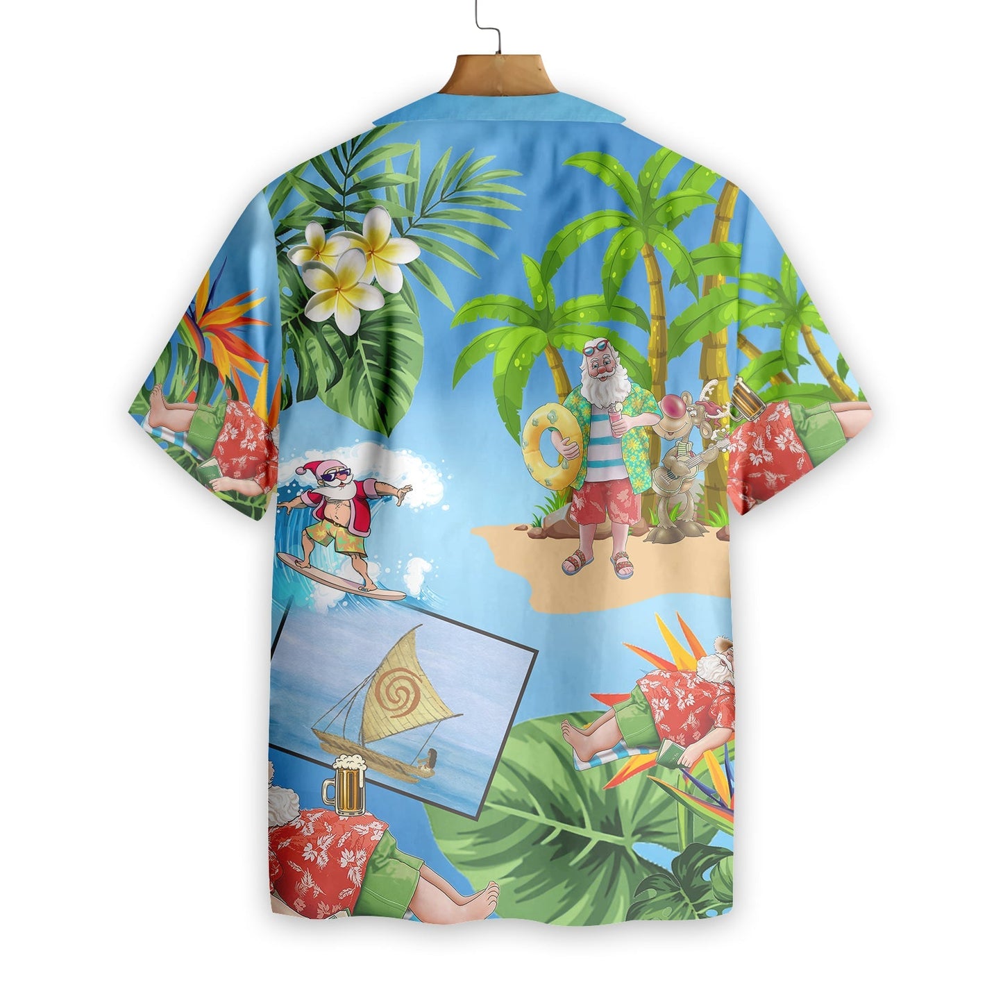 WW | Frohe Weihnachten Santa Claus 18 Hawaiian Shirt