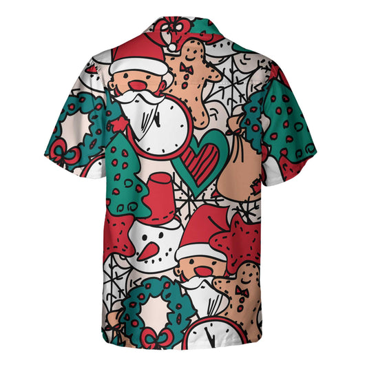 WW | Merry Christmas Y'all Shirt for Men Christmas Hawaiian Shirt, The Best Christmas Gift for Men