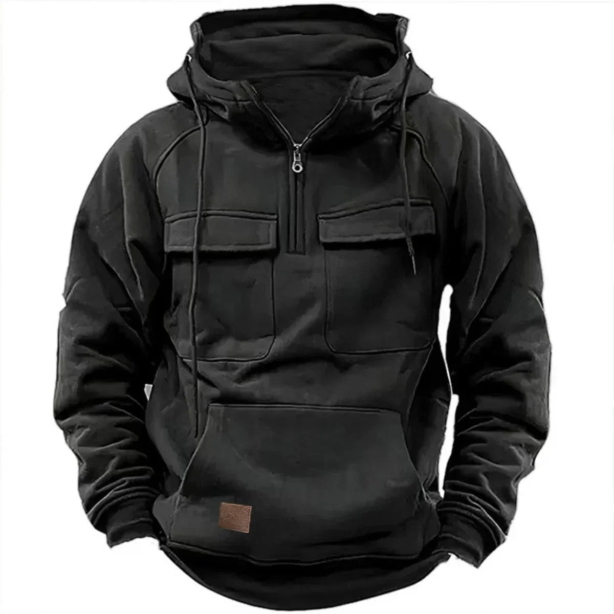 WW | Hoodie - Bequemer & warmer Pullover mit Kapuze, Reißverschluss und praktischen Taschen
