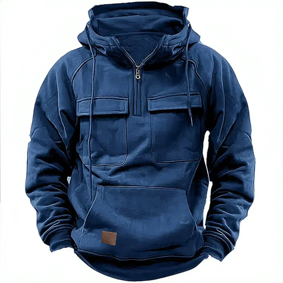 WW | Hoodie - Bequemer & warmer Pullover mit Kapuze, Reißverschluss und praktischen Taschen