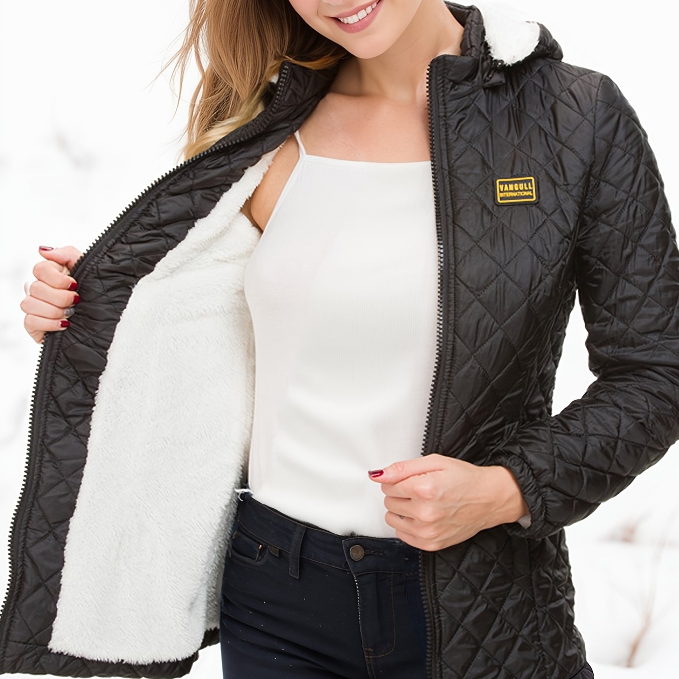 WW | Comfortable Quilted Jacket with Hood