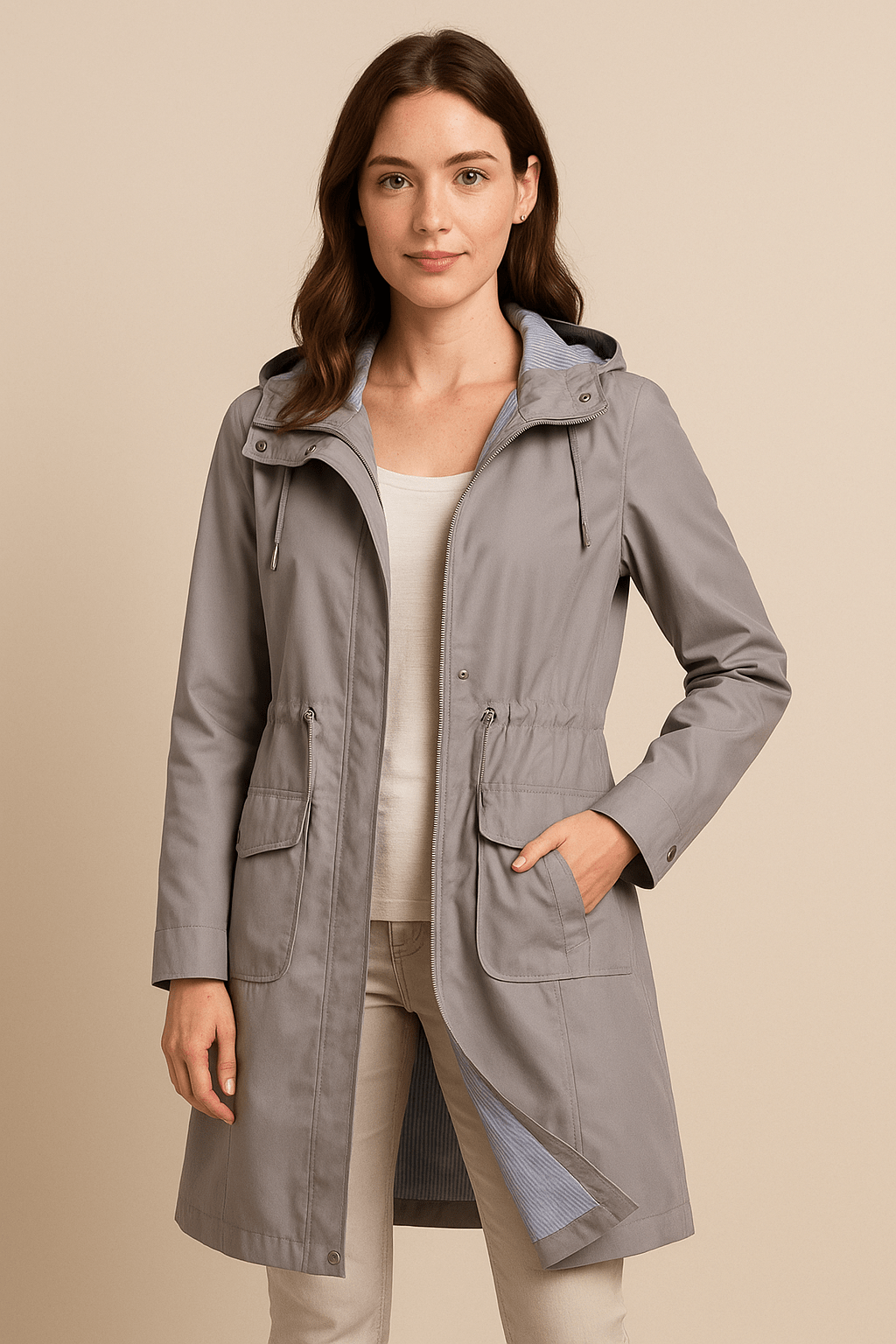 WW | Stylish jacket with adjustable waist