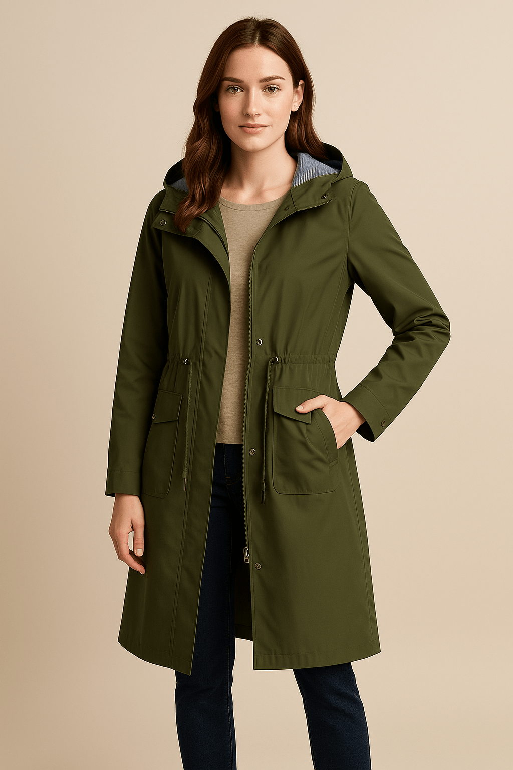 WW | Stylish jacket with adjustable waist