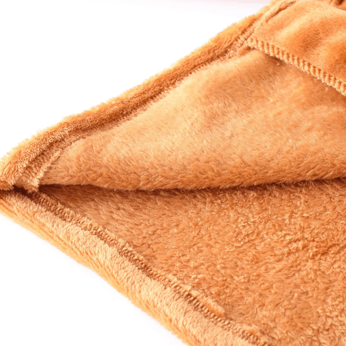 WW | mitellanger Plüsch Wintermantel mit Reverskragen und Taschen