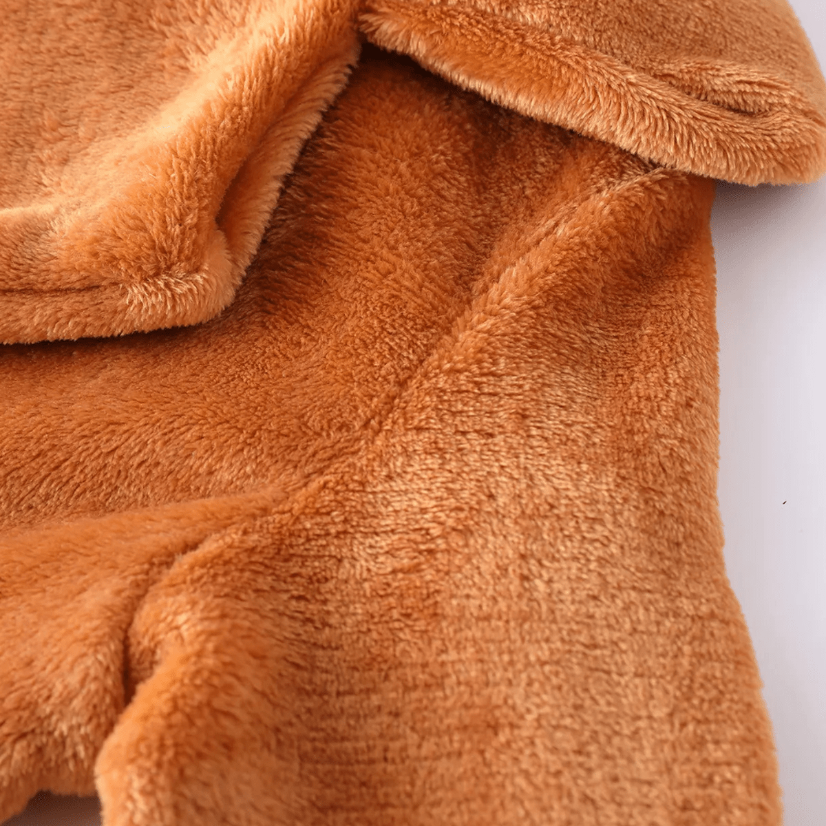 WW | mitellanger Plüsch Wintermantel mit Reverskragen und Taschen