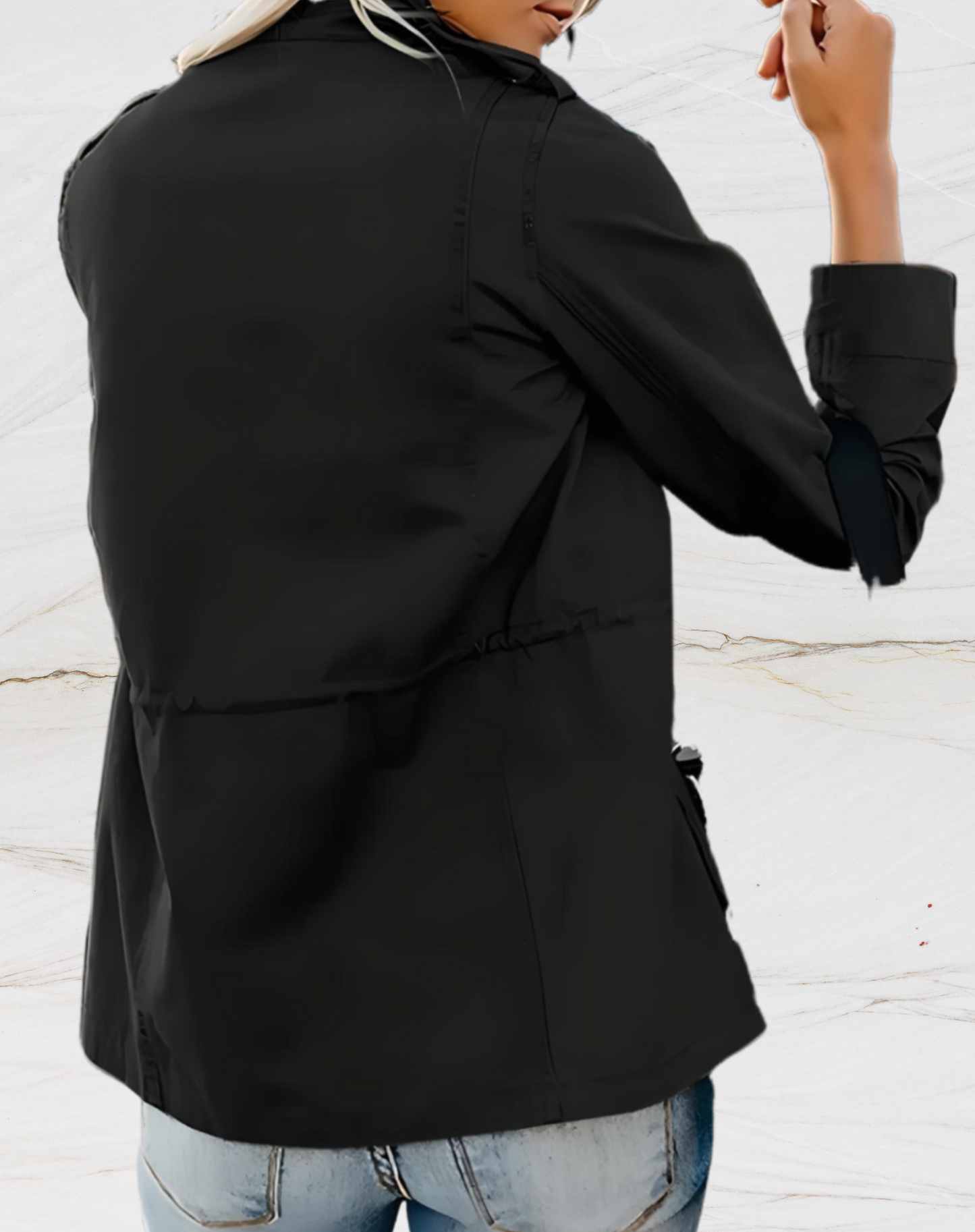 WW | Baumwolljacke Mit Knopfleiste Und Klassischem Kragen Für Damen