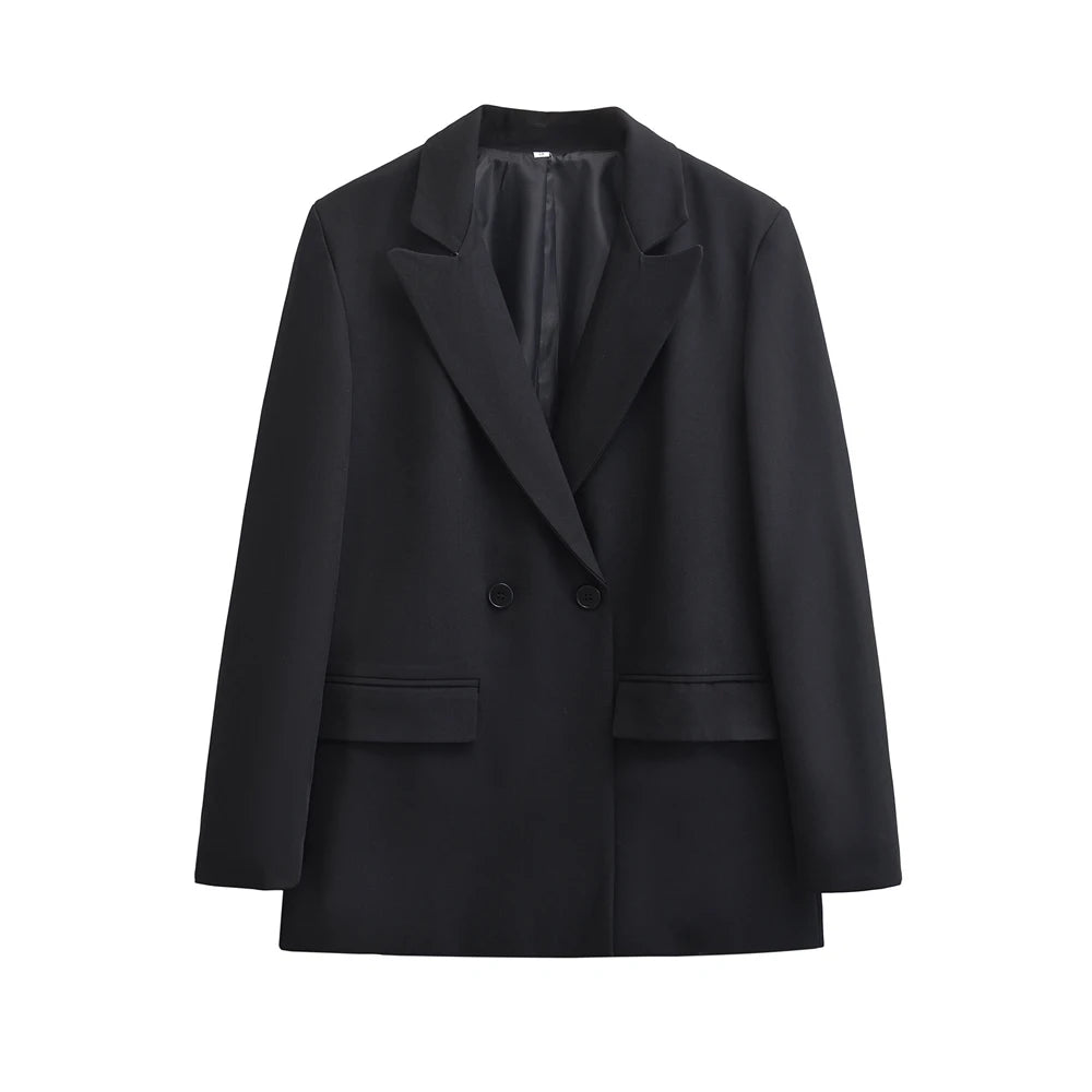 WW | Damen Blazer - Strukturiert Mit Doppelknopfverschluss