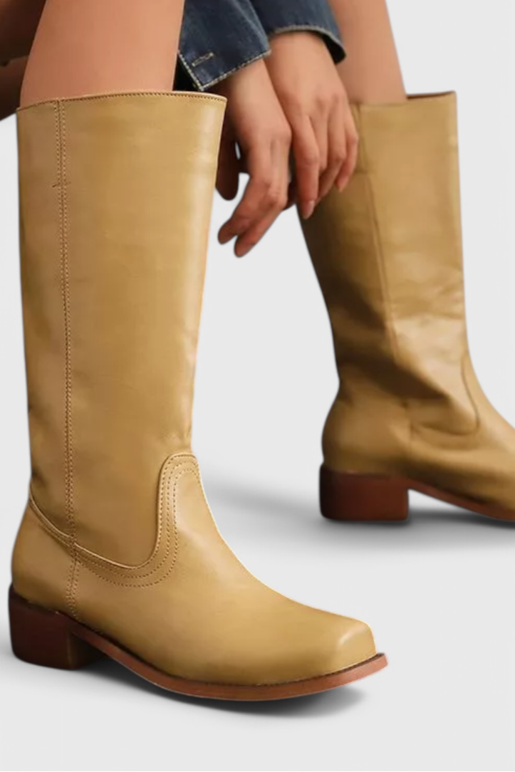 WW | Bequeme und stylische Knielange Stiefel für Damen im klassischen Stil