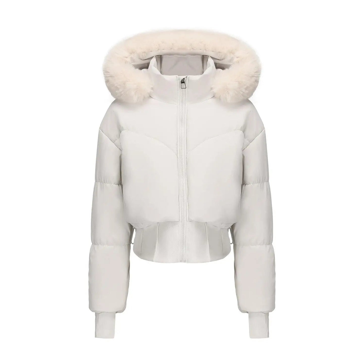 WW | Elegant Quilted Winter Jacket with Hood
