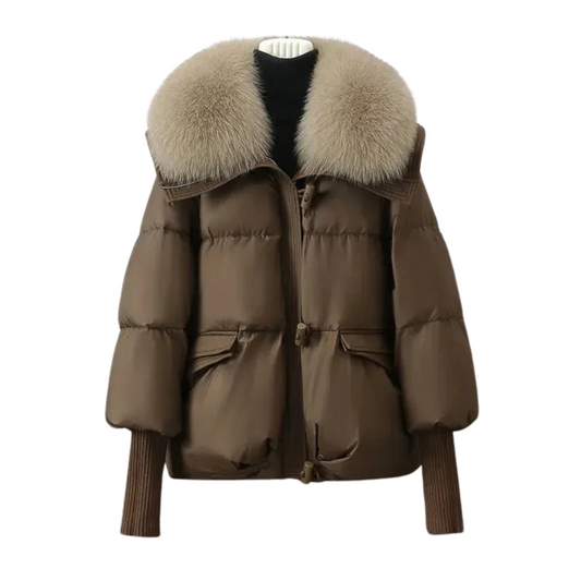WW | Kunstfellkragen Puffer