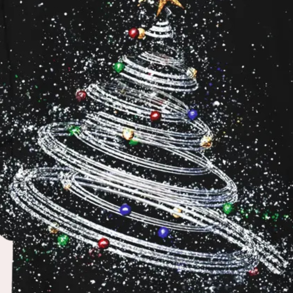 WW | Weihnachtlicher Kapuzenpullover Für Herren Mit Muster