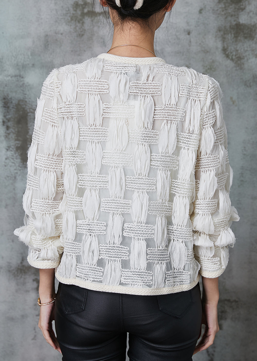 WW | White crumpled pockets cotton coats