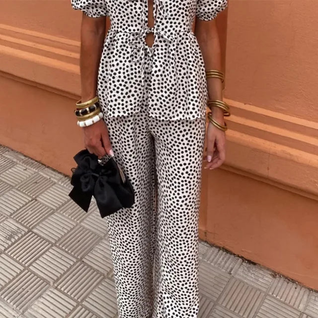 Modern two-piece women's set with a contemporary design