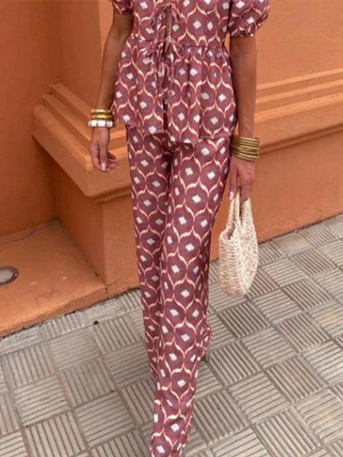 Modern two-piece women's set with a contemporary design
