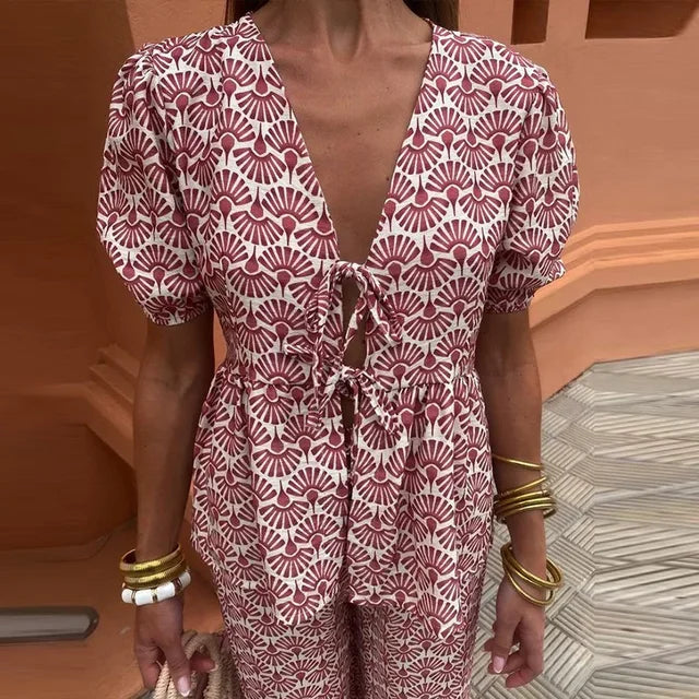 Modern two-piece women's set with a contemporary design