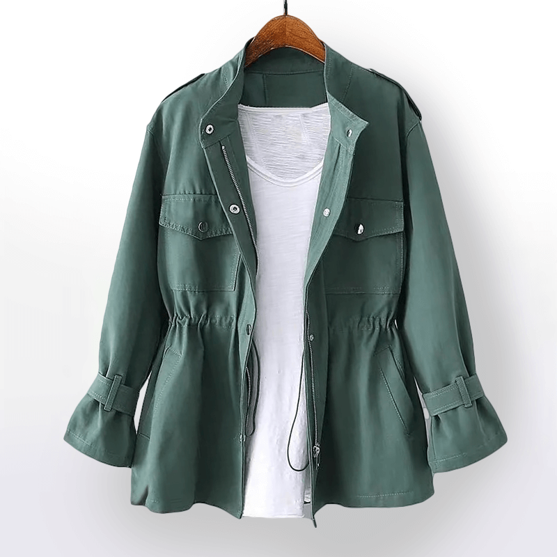 WW | Damen Windbreaker Jacke mit Taschen und langen Ärmeln