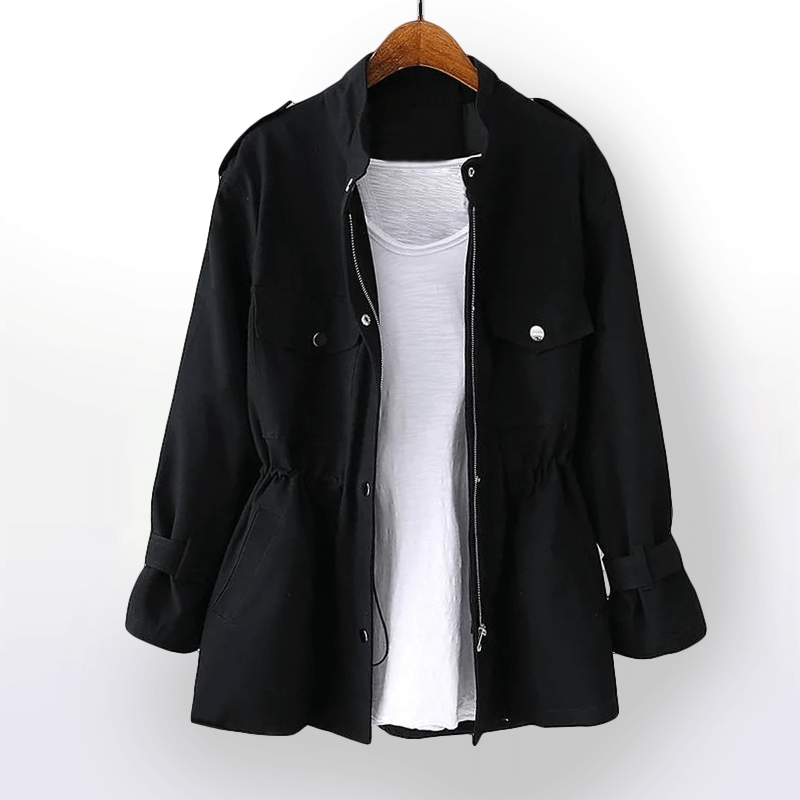 WW | Damen Windbreaker Jacke mit Taschen und langen Ärmeln