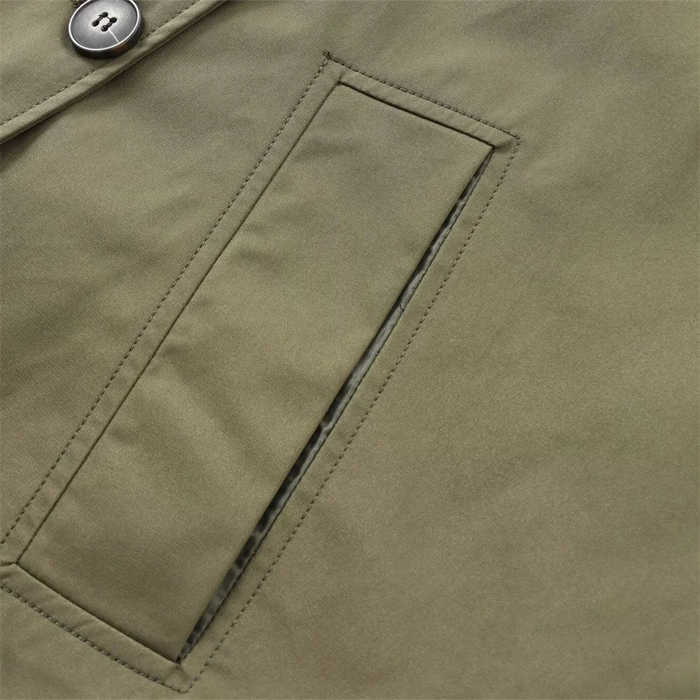 WW | Modischer Trenchcoat Damen mit Kapuze