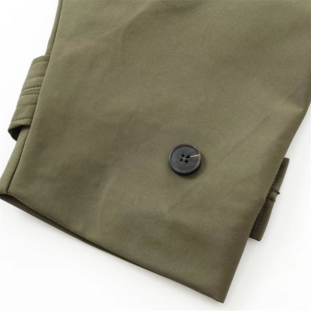 WW | Modischer Trenchcoat Damen mit Kapuze