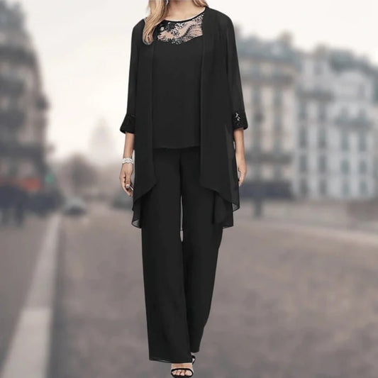 WW | Elegantes Dreiteiliges Satz Für Damen