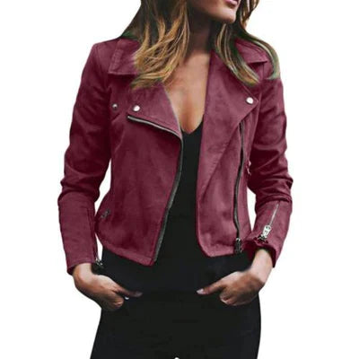 WW | Slim Lederjacke für Damen