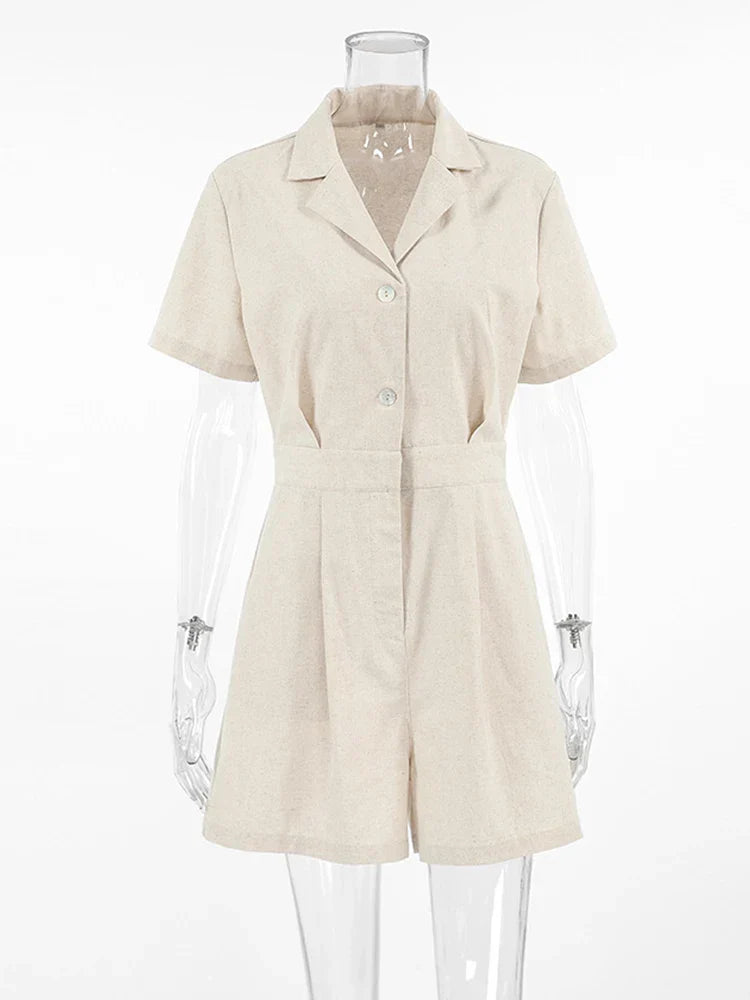 Summer Linen Jumpsuit