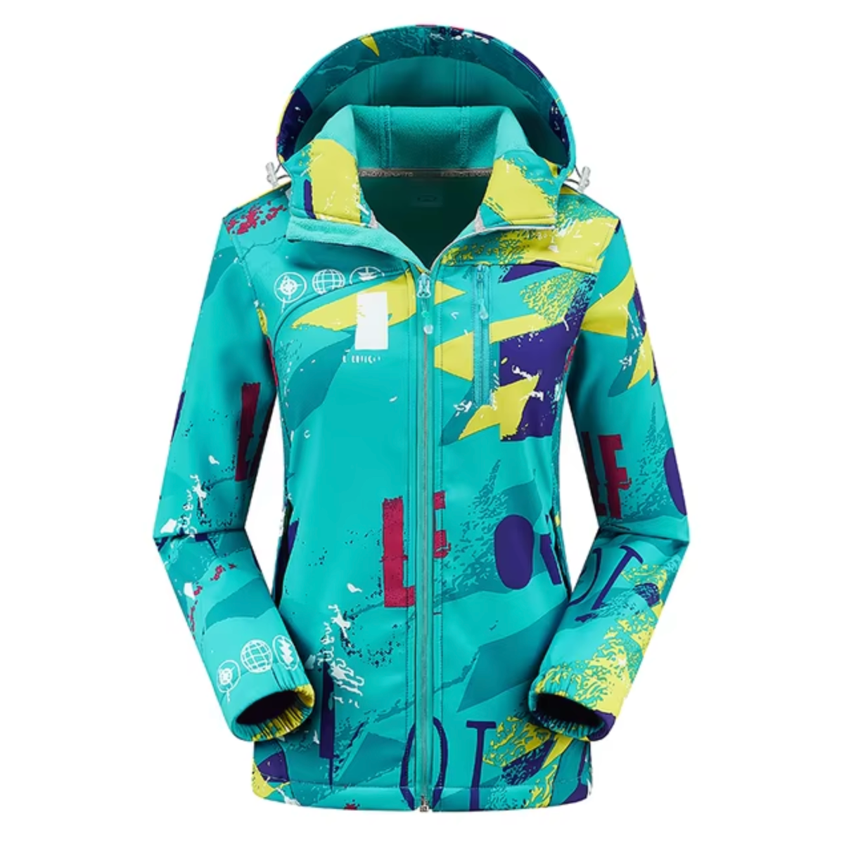 WW | Multifunktionale Wasserfeste Softshell Winterjacke mit Kapuze