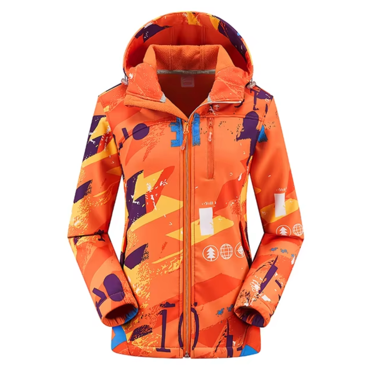 WW | Multifunktionale Wasserfeste Softshell Winterjacke mit Kapuze