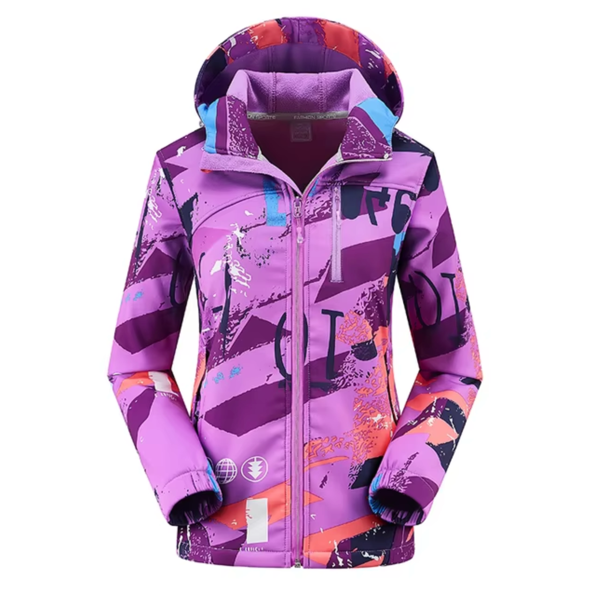 WW | Multifunktionale Wasserfeste Softshell Winterjacke mit Kapuze
