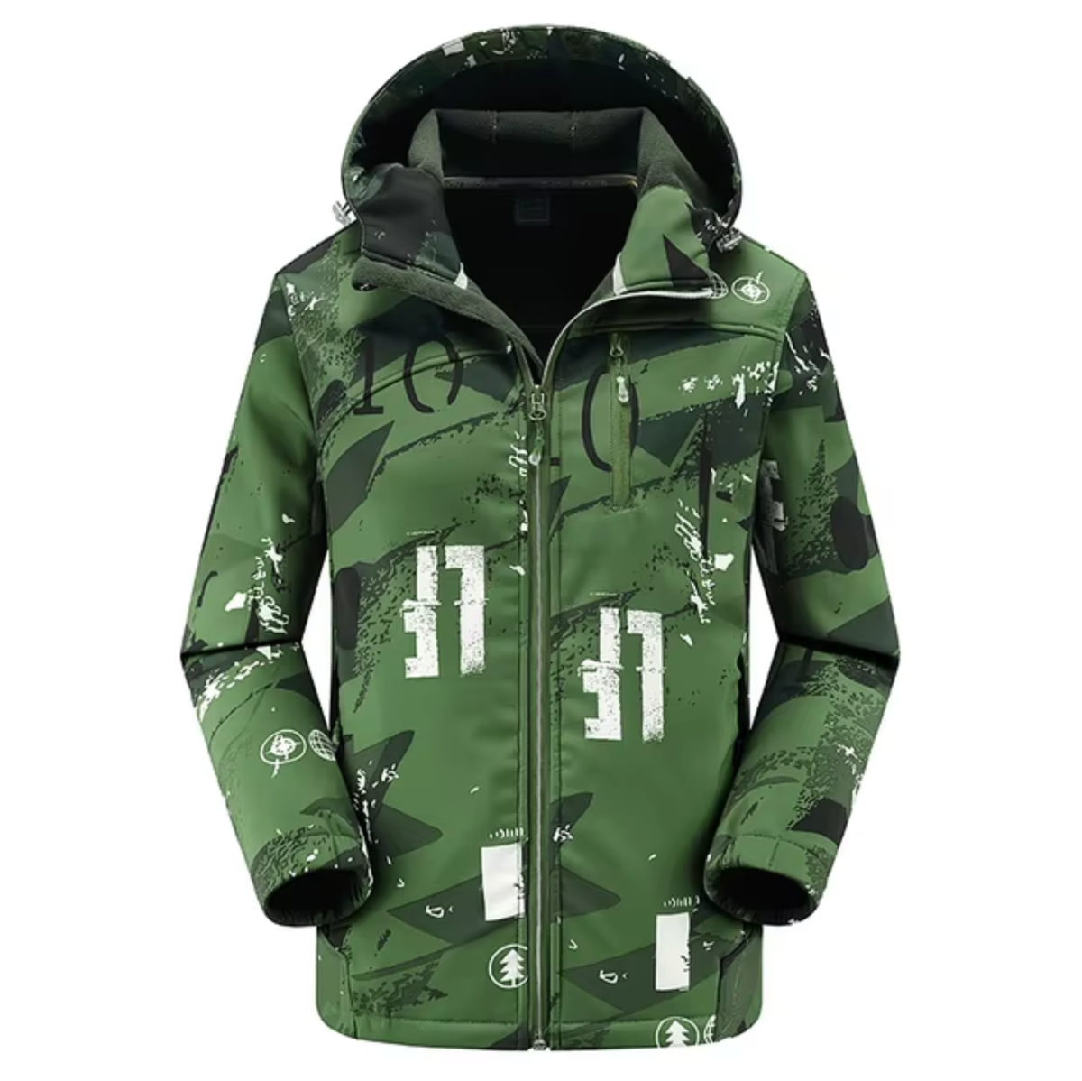 WW | Multifunktionale Wasserfeste Softshell Winterjacke mit Kapuze