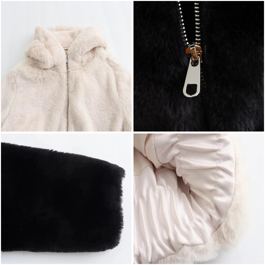 WW | Women's Elegant Faux Fur Winter Jacket