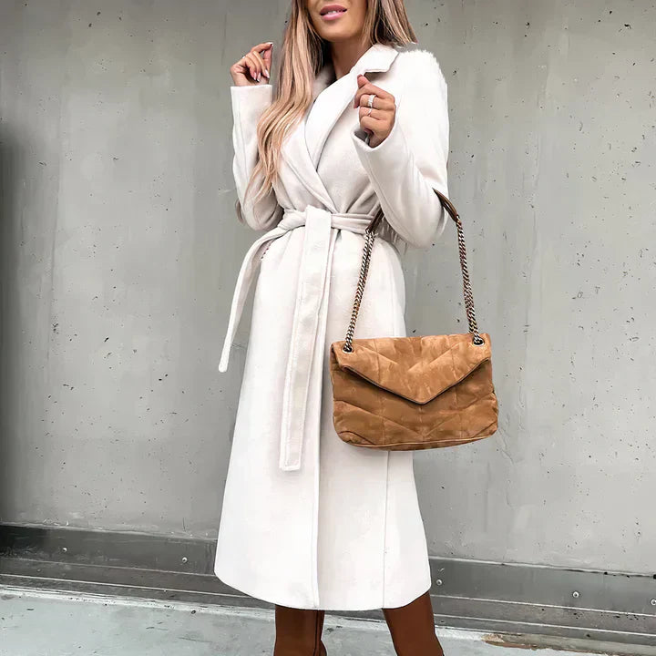 WW | women's wool blend trench coat