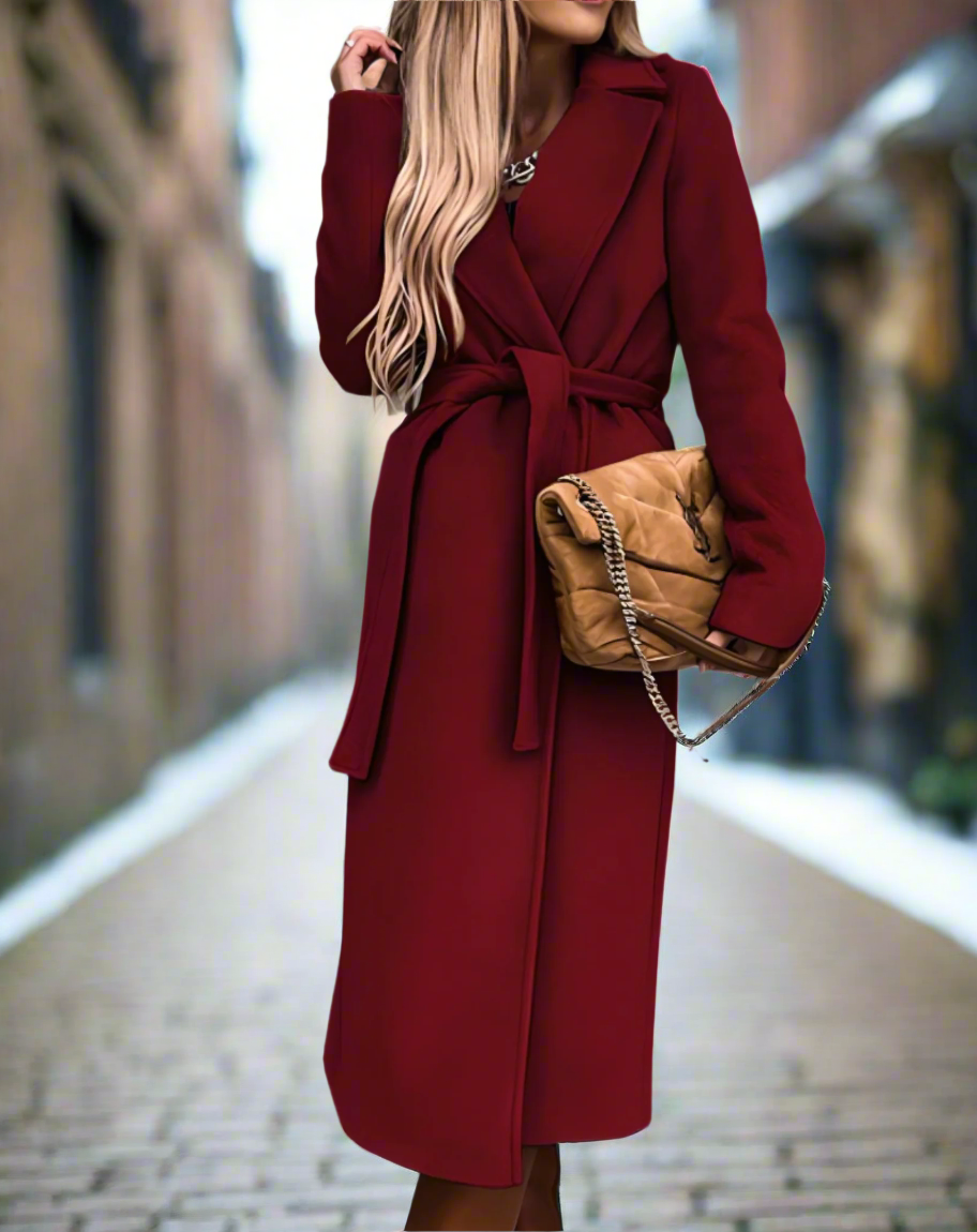WW | High-quality, lightweight belted coat for women