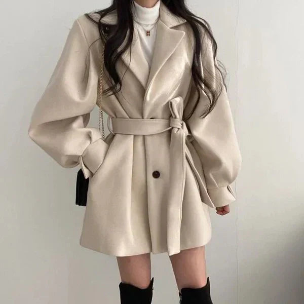 WW | Elegant, figure-hugging women's coat