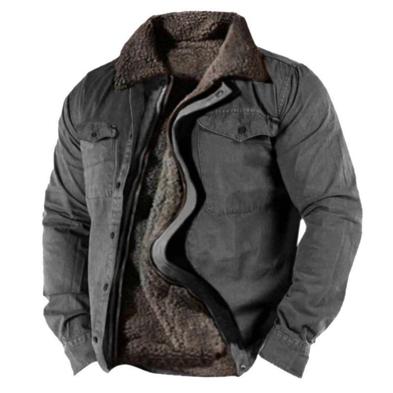 WW | Warm Winter Jacket with Fur Lining for Men