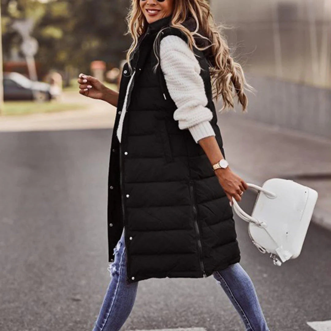WW | Modern Sleeveless Winter Down Jacket