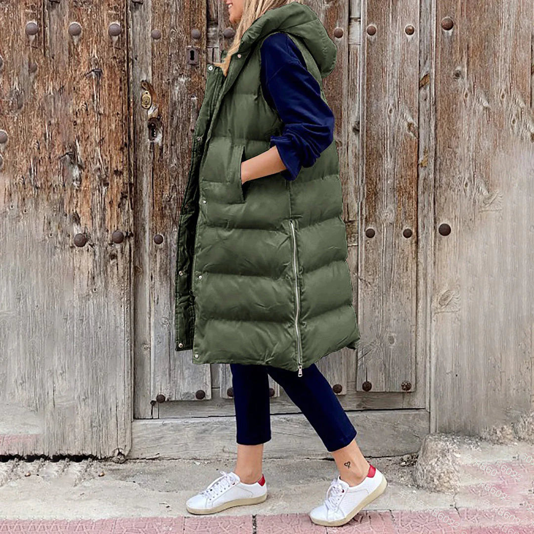 WW | Modern Sleeveless Winter Down Jacket