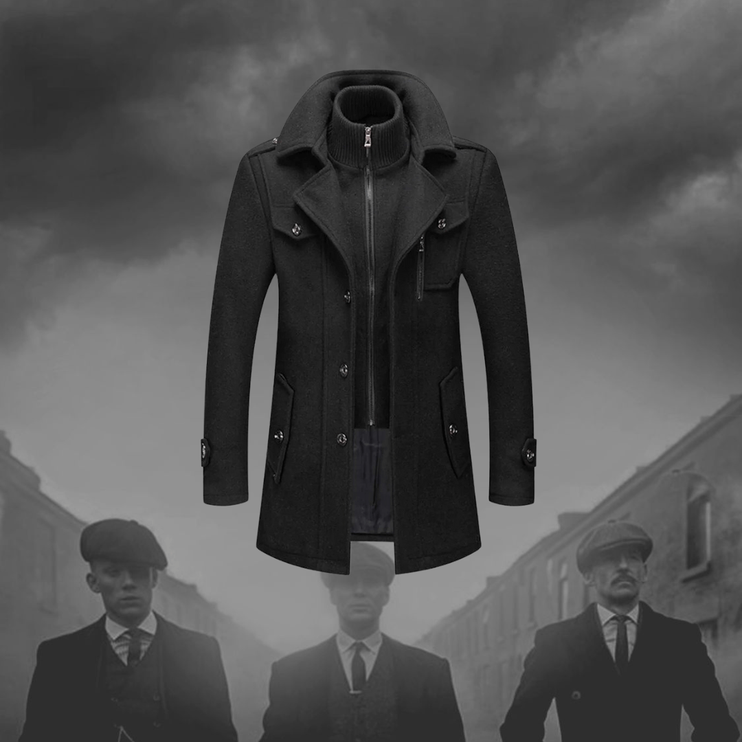 WW | Eleganter und warmer Tweed-Wintermantel für Männer