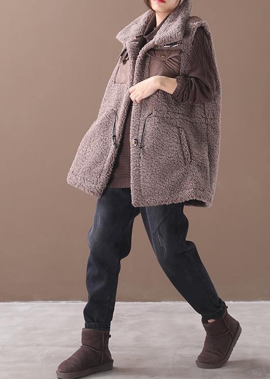 WW | chocolate Plus-Size-Maxi-Mantel Mode-Ideen mit Kordelzug ärmellose Damenmäntel