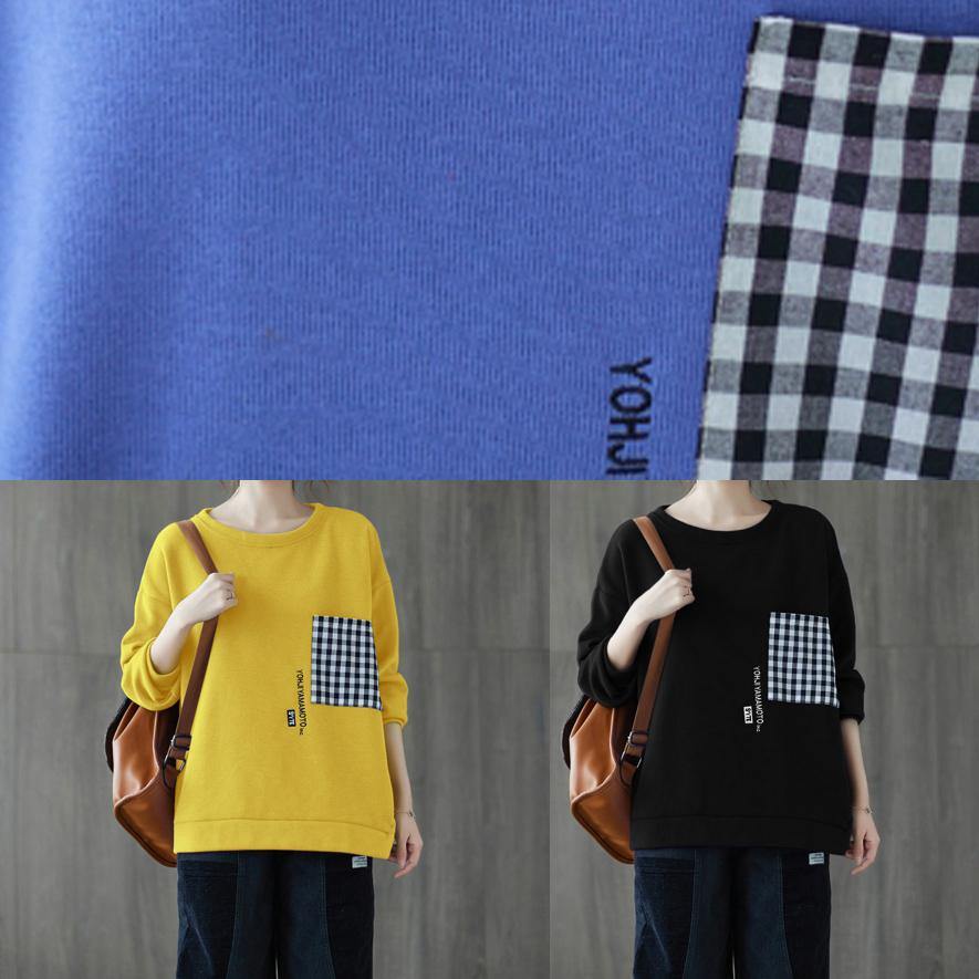 WW | Neck Patchwork Maxi Coat Blue Knee Women's Coats