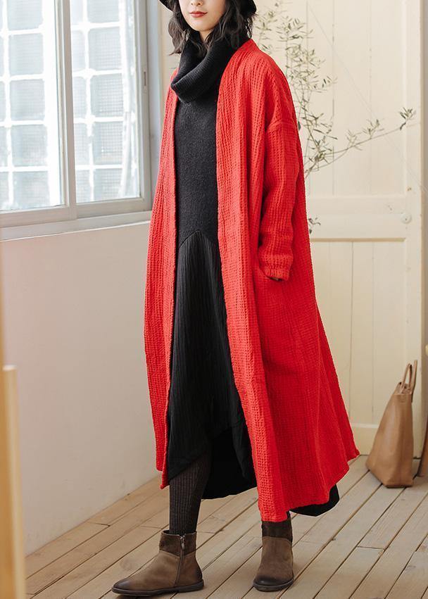 WW | roter Plus-Size Trenchcoat Outfits Taschen Damen Mäntel