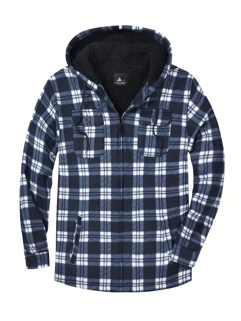 WW | Trendy Kapuzenmantel mit Sherpa-Futter Warme Jacke