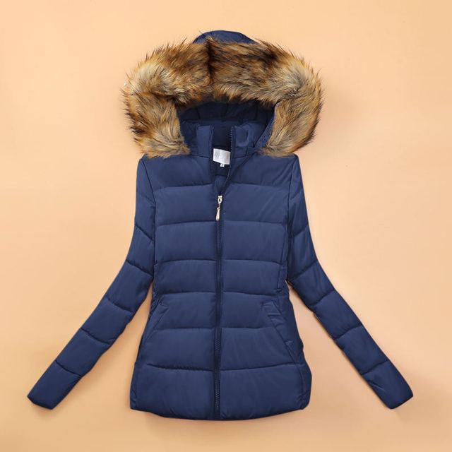 WW | Women's Winter Jacket with Faux Fur Collar