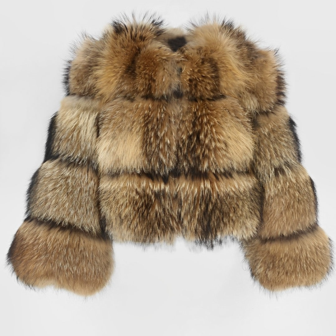 WW | Short Fluffy Faux Fur Jacket Winter Jacket for Women