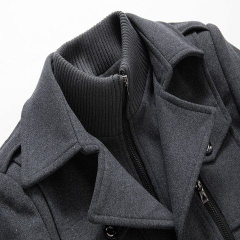 WW | Eleganter und warmer Tweed-Wintermantel für Männer