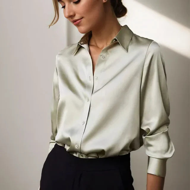 WW | Casual Satin Blouse
