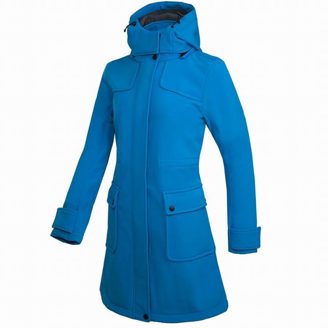 WW | Long Waterproof Hooded Jacket for Women - Perfect for Outdoor Activities